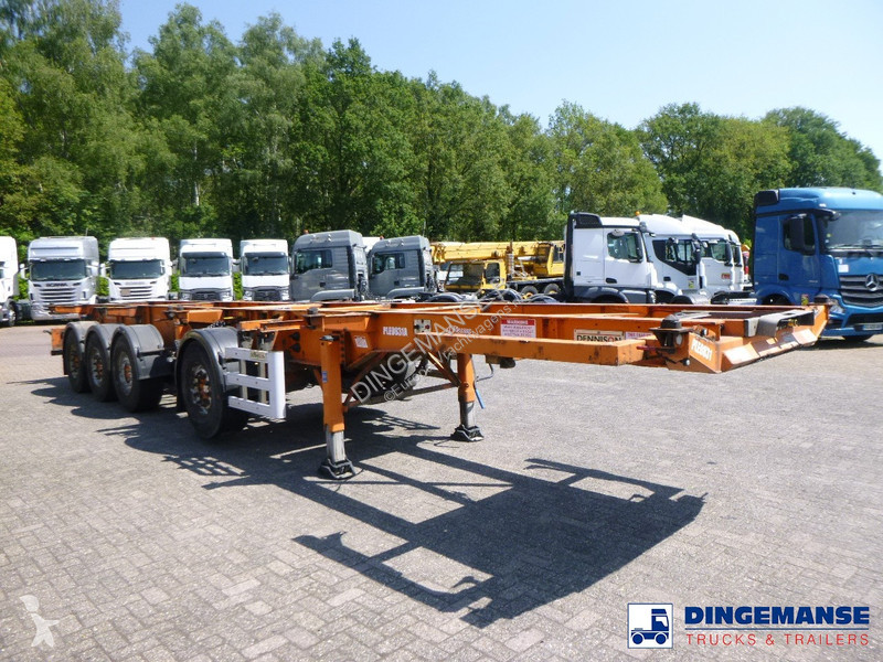 Kamion  4-axle container combi trailer (3 + 1...