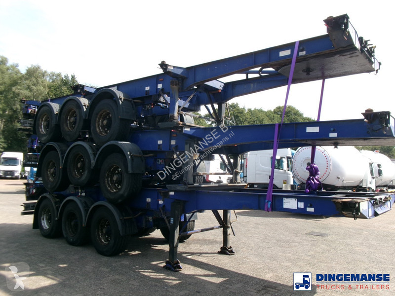 Kamion  Stack - 3 x container chassis...