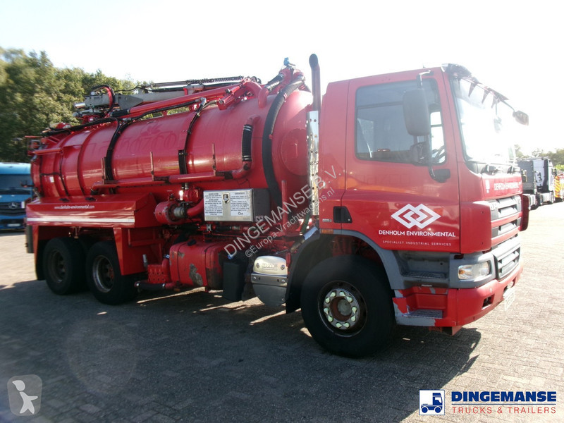 Kamion DAF 75310 6x4 RHD Whale vacuum tank 11.8...
