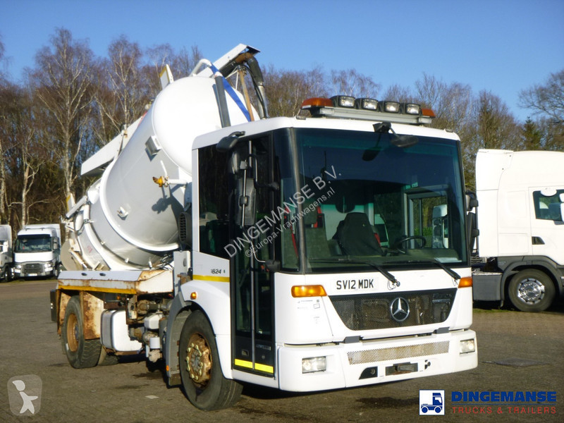 Camion Mercedes 1824 4x2 Whale vacuum tank 8.1 m3