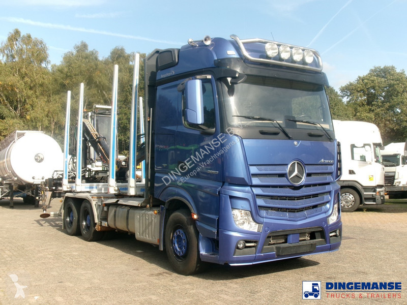 Camion Mercedes 2663 6x4 Euro 6 loglift F96...
