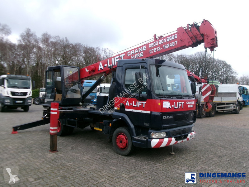 Camión DAF 45150 RHD Tadano TS-75 M crane 8 t