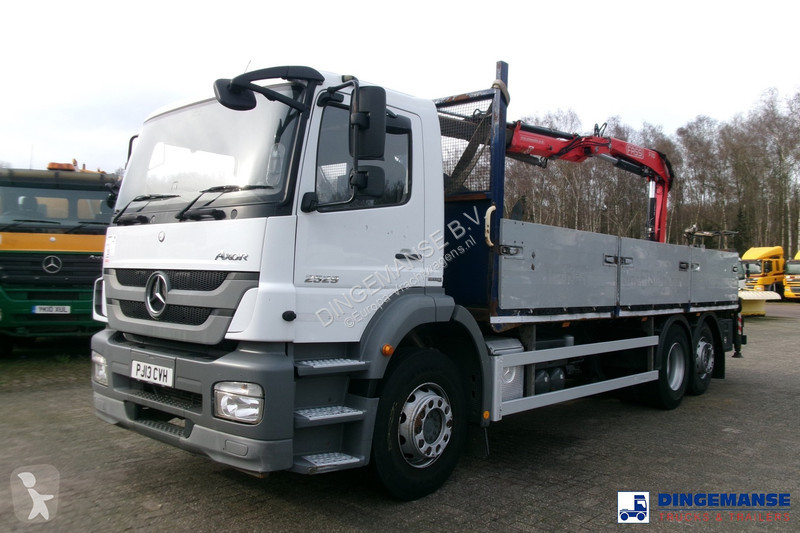 Lastbil Mercedes 2529 6x2 RHD + Fassi F110 crane