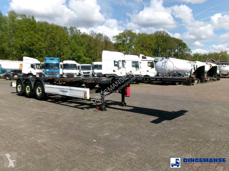 Vrachtwagen Krone 3-axle container trailer...