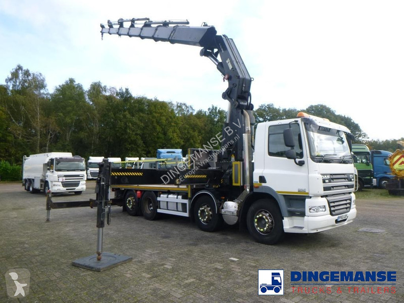 Kamion DAF 85.410 8X2 RHD + Hiab XS855 EP6 Hipro