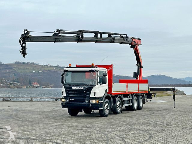 Kamion Scania 450 * K 27002 - SH + FUNK * 8x4 *...