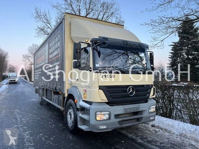 Kamion Mercedes 1829 4x2/ Pritsche + Plane/Euro 4