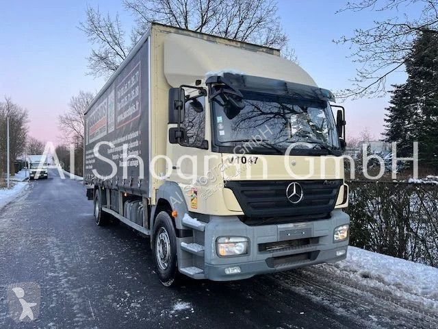 Camión Mercedes 1829 4x2/ Pritsche + Plane/Euro 4