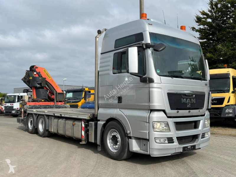 Lastbil MAN TG-X 26.400 6x2 Pritsche Heckkran...