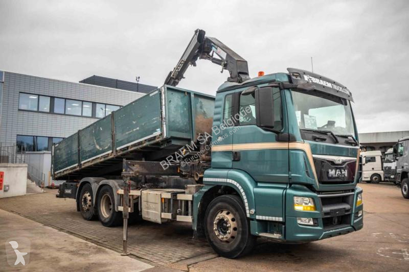 Lastbil MAN TGS BL + HMF 1520