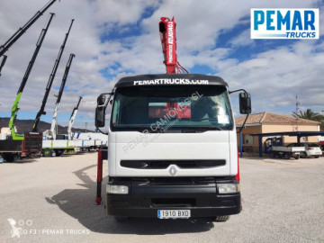 Camión grúa caja abierta Renault