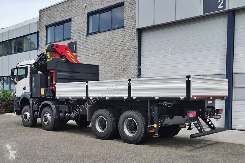 Kamion MAN 41.440 BB CH Flatbed with Crane (3...