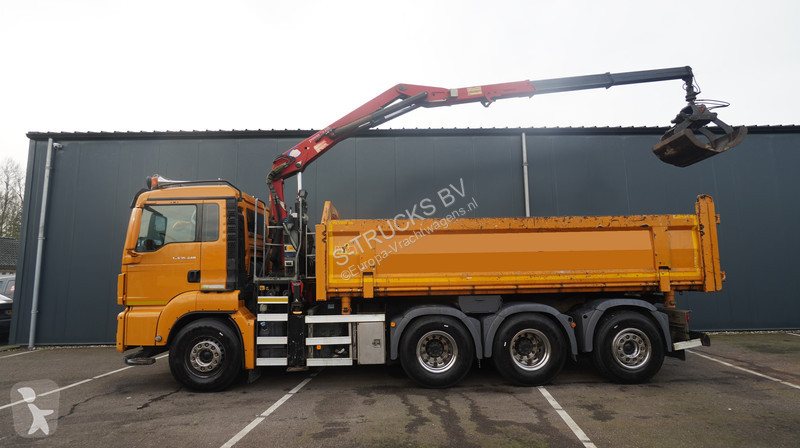Camion MAN 35-440 8X4 2 SIDE TIPPER WITH HMF Z...