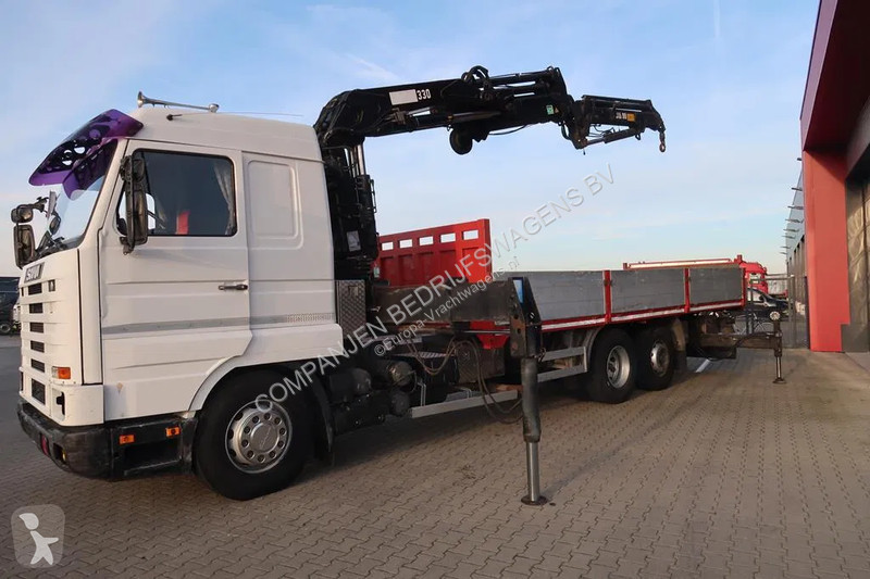 Camion Scania R143-420 V8 Hiab 330-5 - JIB 90