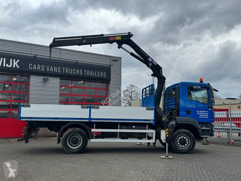 Traktor MAN TGM 18-290 4x4 Kraan met Open...