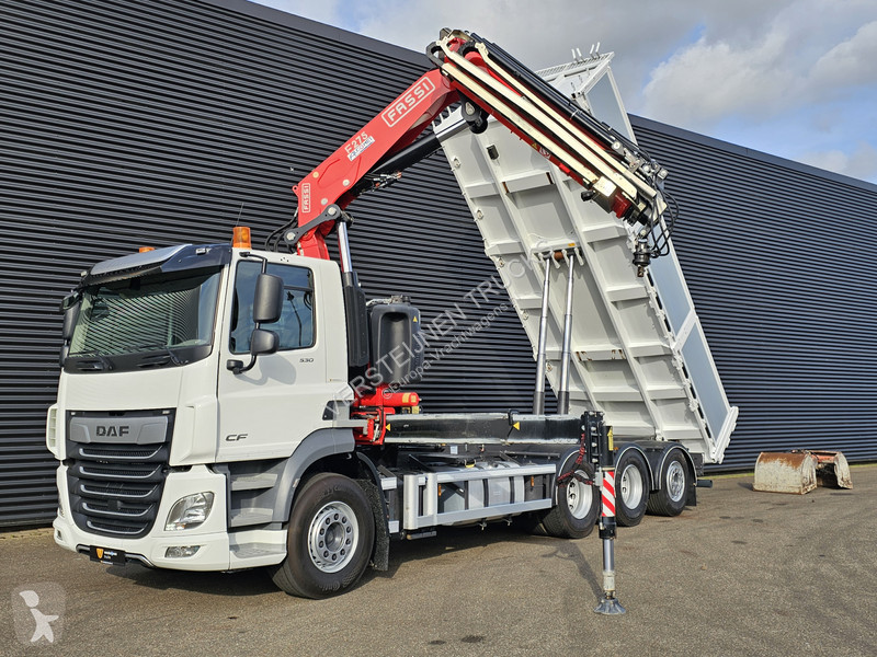 Camion DAF 530 8x4-4 / FASSI 27.5 t/m CRANE +...