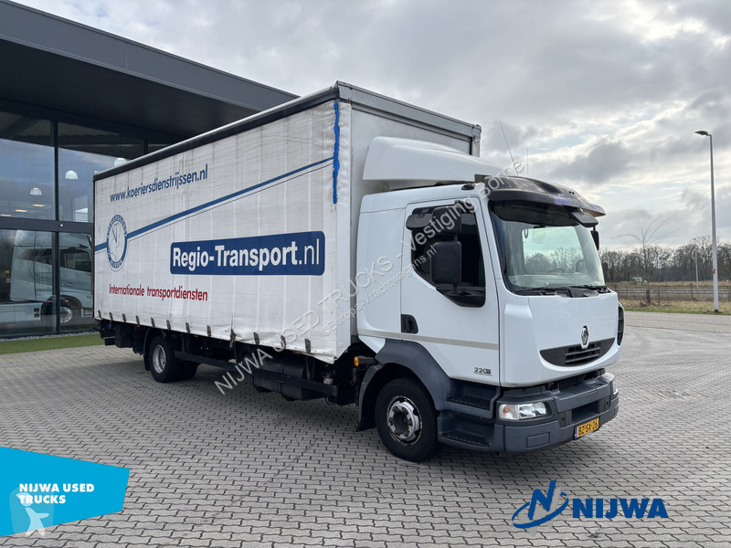 Camion Renault MIDLUM 220 4x2 Schuifzeil +...