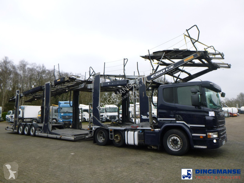 Camion Scania 410 6x2 RHD Rolfo car transporter
