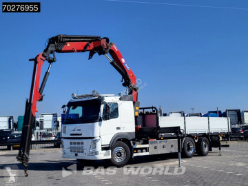 Camión Volvo FM 450 6X2 HMF3220 K5 + Jib K5 Crane Kran Lift-Steering Axle VEB+ Automatic