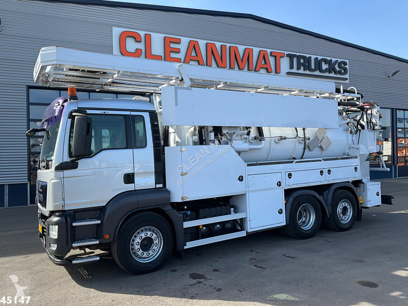 Lastbil MAN TGS Euro 6 Kroll 11m³ Riool Combi