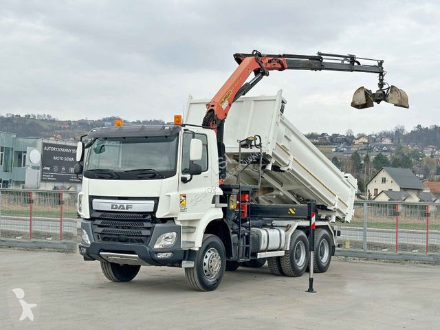 Camion DAF CF 410 * Kipper 4,90 m + PK 1 - K B...