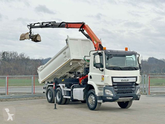 Camion DAF CF 410 * Kipper 4,90 m + PK 1 - K B...