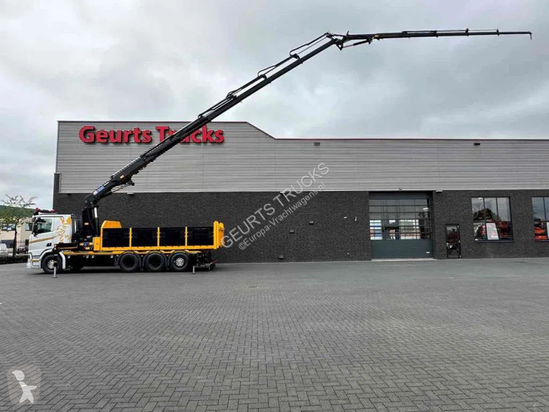 Camion Scania R530 V8 NS 8X4 TRIDEM MET HYVA 2Z...