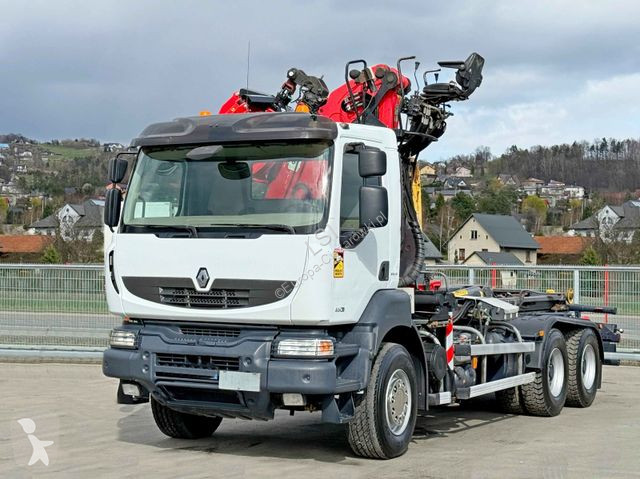 Camion Renault KERAX 460 DXI * ABROLLKIPPER *...