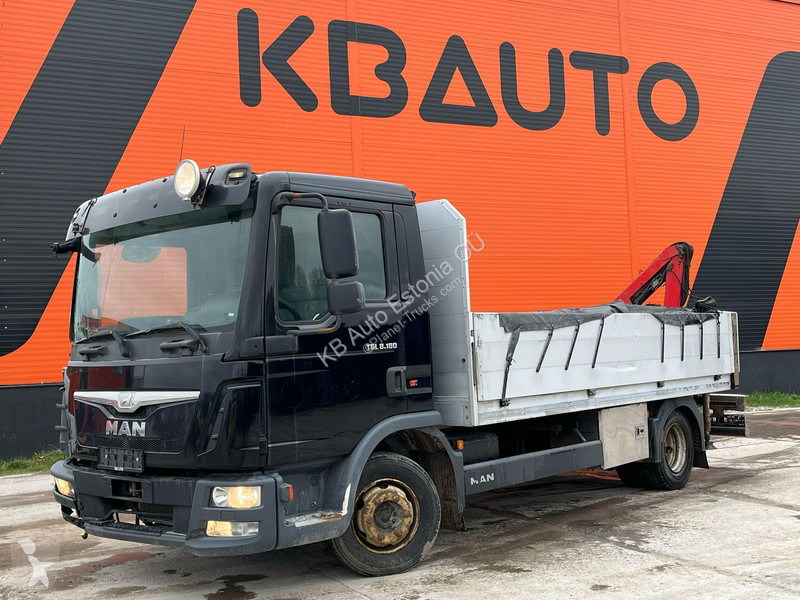 Lastbil MAN 8.180 4x2 CAB DAMAGE ! / Fassi F28...