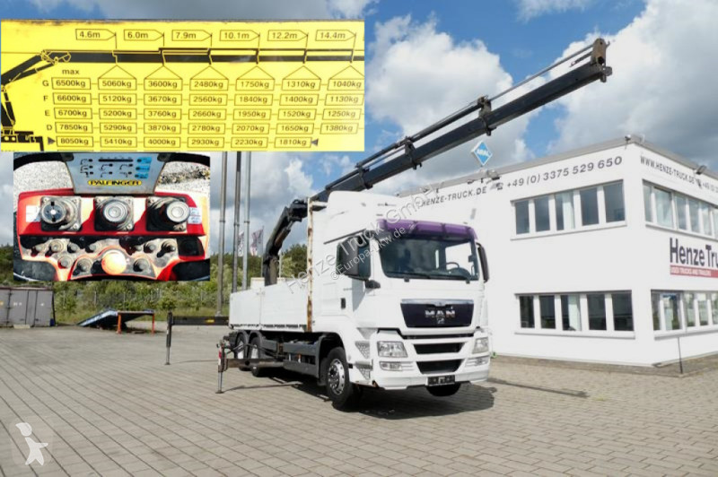 Lastbil MAN TG-S 26.440 6x4 Pritsche Heckkran...