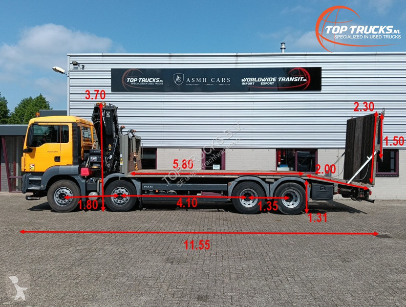 Camion MAN 35.360 8x2 - Hiab 16 TM Kraan,...