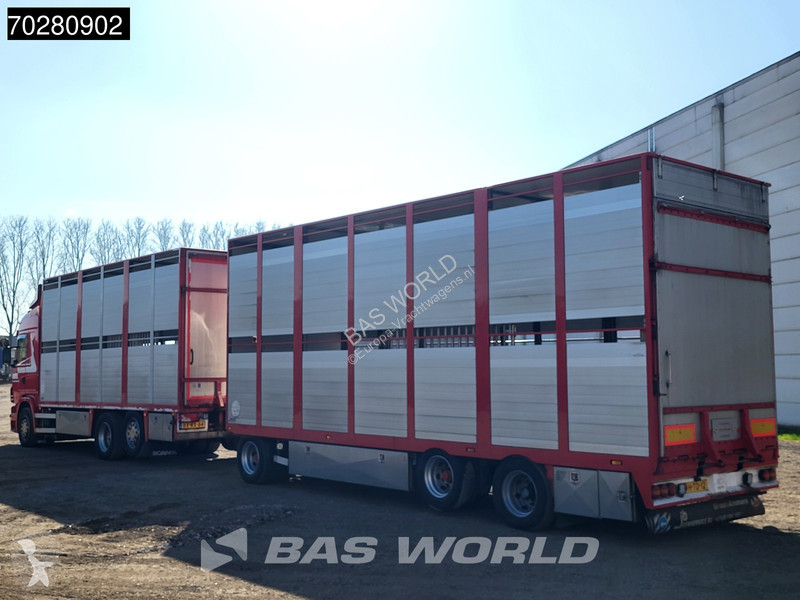Camion Scania G420 6X2 Cattle transport combi...