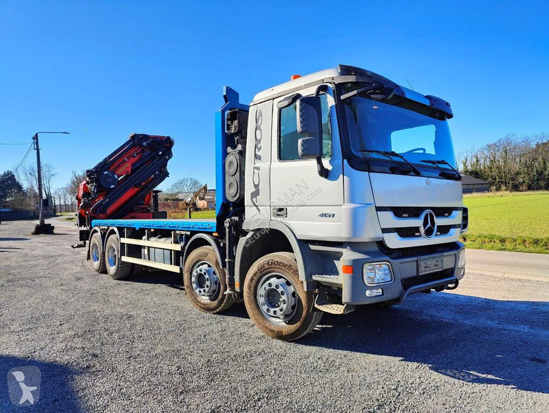 Camion Mercedes 4151 V8 8x4 Palfinger PK78002 +...