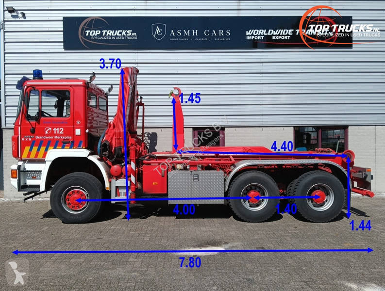 Lastbil MAN 6x6 - 14TM Kraan, Crane, Kran -...