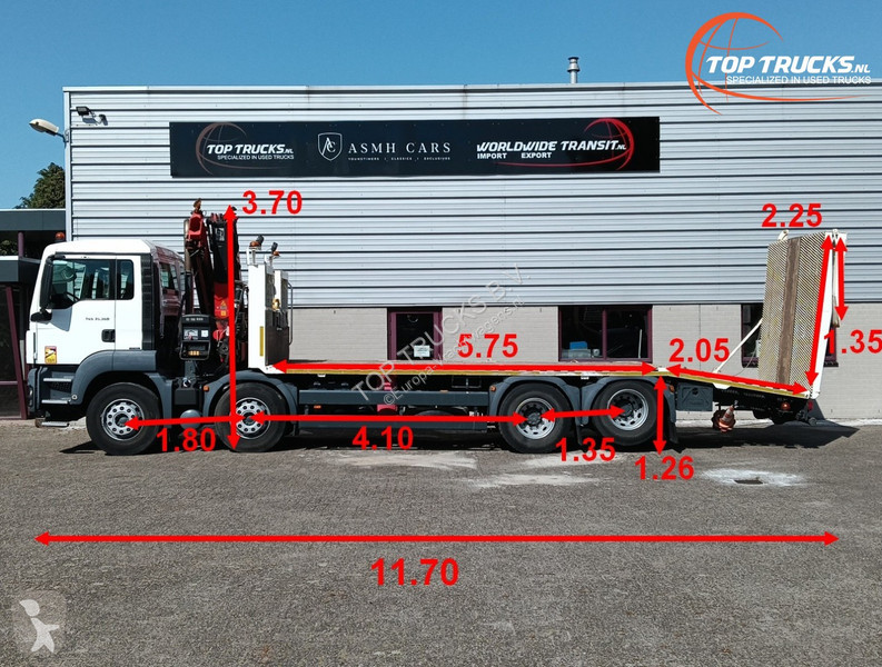 Camion MAN 35.360 8x2 - Hiab 16 TM Kraan,...