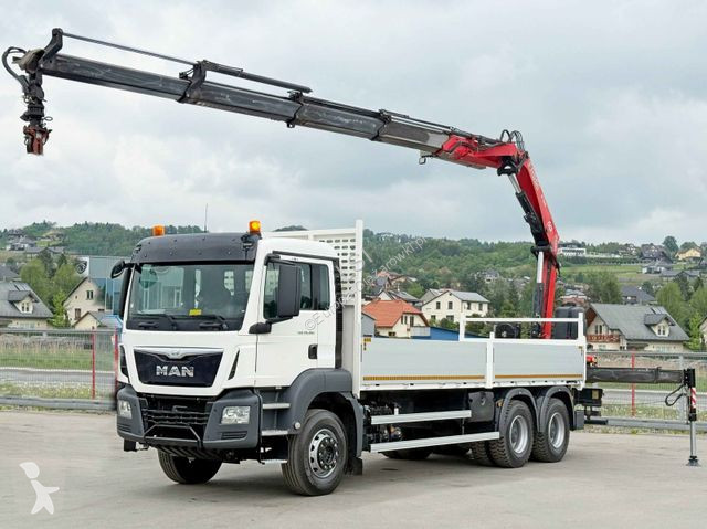 Lastbil MAN TGS * FASSI F195A.2.24 / FUNK * 6x4...