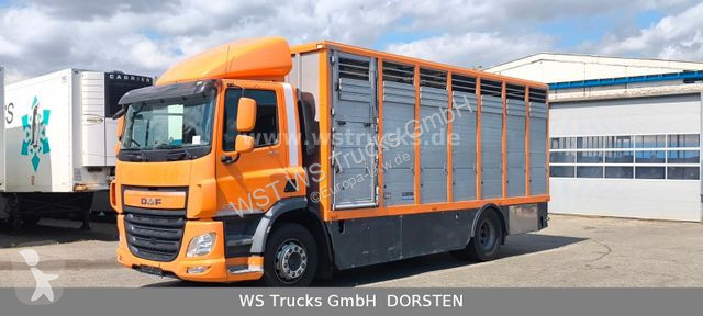 شاحنة DAF 400 Menke Einstock Viehtransporter