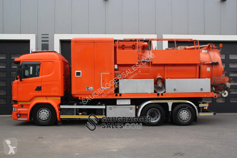 Camion Scania R520 V8 KOKS MegaVac oader 8000...