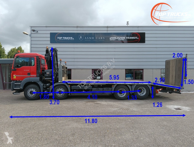 Camion MAN 35.360 8x2 - Hiab 22TM Kraan,...