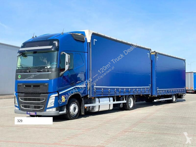 Camion remorque Volvo 420 / ZESTAW TANDEM 120M3...