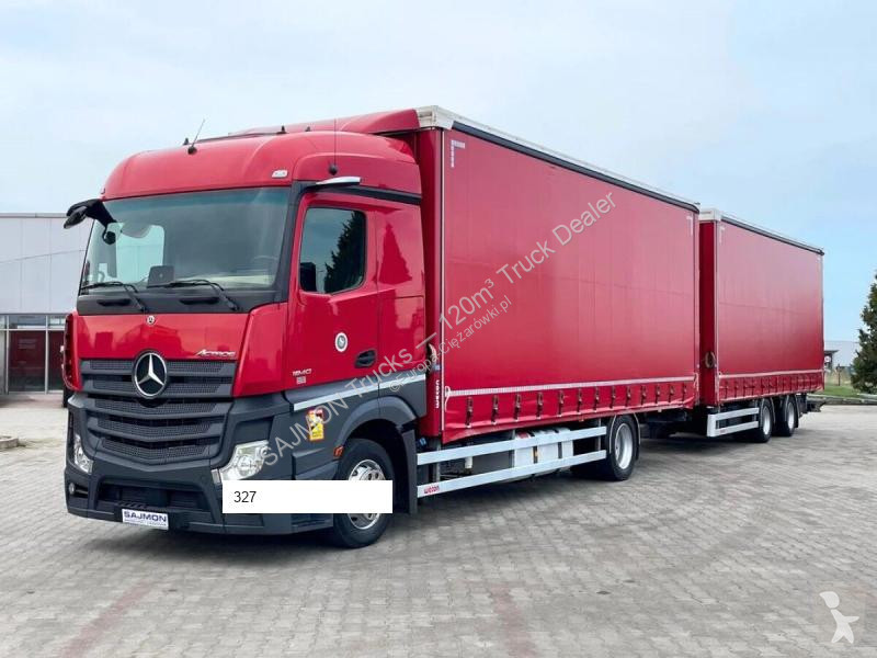 Lastbil med släp Mercedes ACTROS / ZESTAW...
