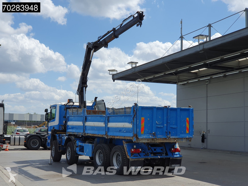 Kamion Scania 420 8X4 15m3 tipper Hiab 144...