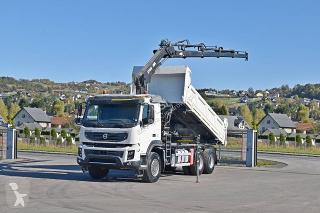 Camión Volvo FMX Kipper 5,20m*HIAB 122 D-4...