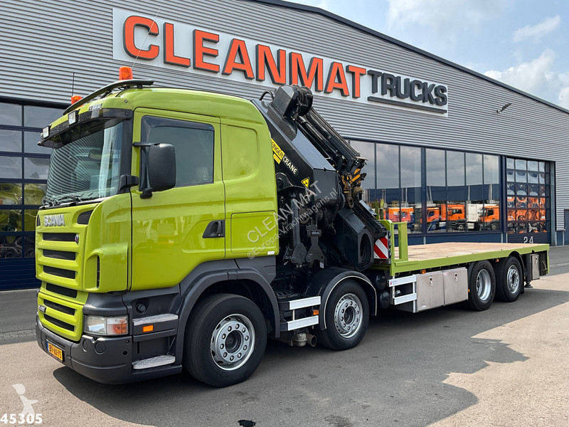 Camion Scania 8x2 manual Palfinger 85 Tonmeter...