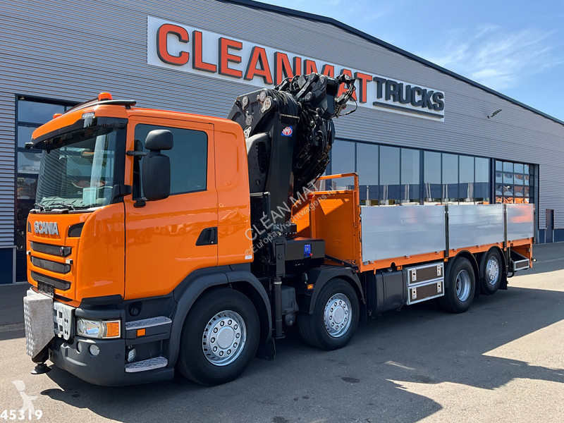 Camion Scania 450 Euro 6 HMF 60 Tonmeter...