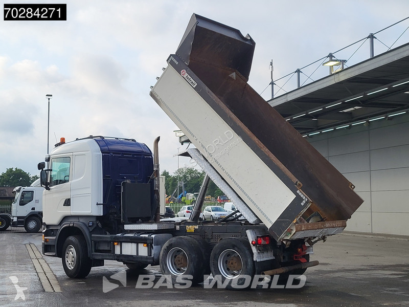 Camion Scania 560 6X4 11 m3 tipper Full steel...