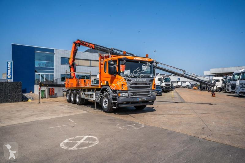 Camion Scania P 410 + PAFINGER PK22002/5 EXT.