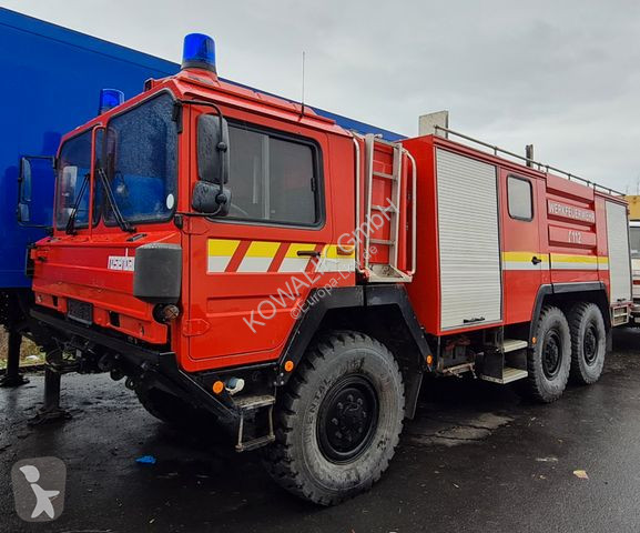 Lastbil MAN DF 6x6 KAT1 Feuerwehr TLF 4500/500