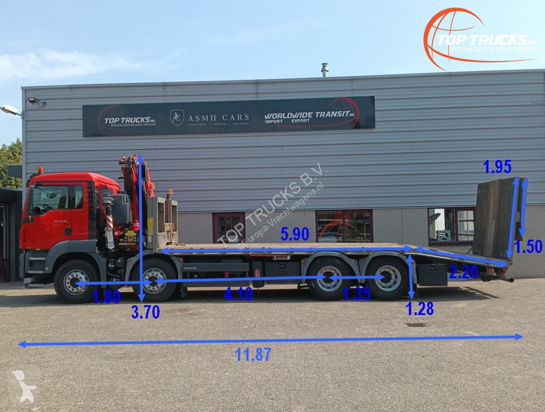 Camion MAN 35.360 8x2 - Fassi 23TM Kraan,...