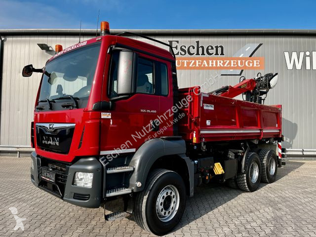 Lastbil MAN 26.460 6x4BB|Palfinger M12L83...